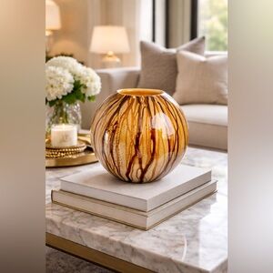 NEW – Woodland Murano Glass Collectible Vase | Handmade in Italy